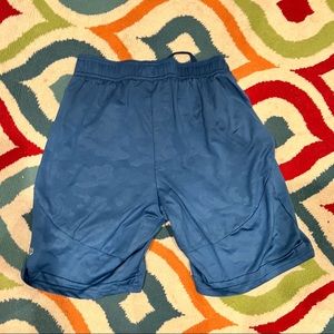 Mens Size Small Blue basketball shorts athletic young man